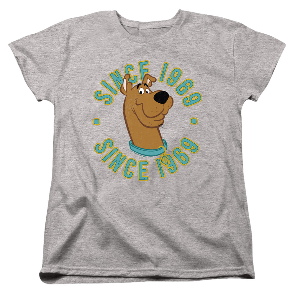 SCOOBY DOO : SCOOBY 1969 WOMENS SHORT SLEEVE Athletic Heather 2X