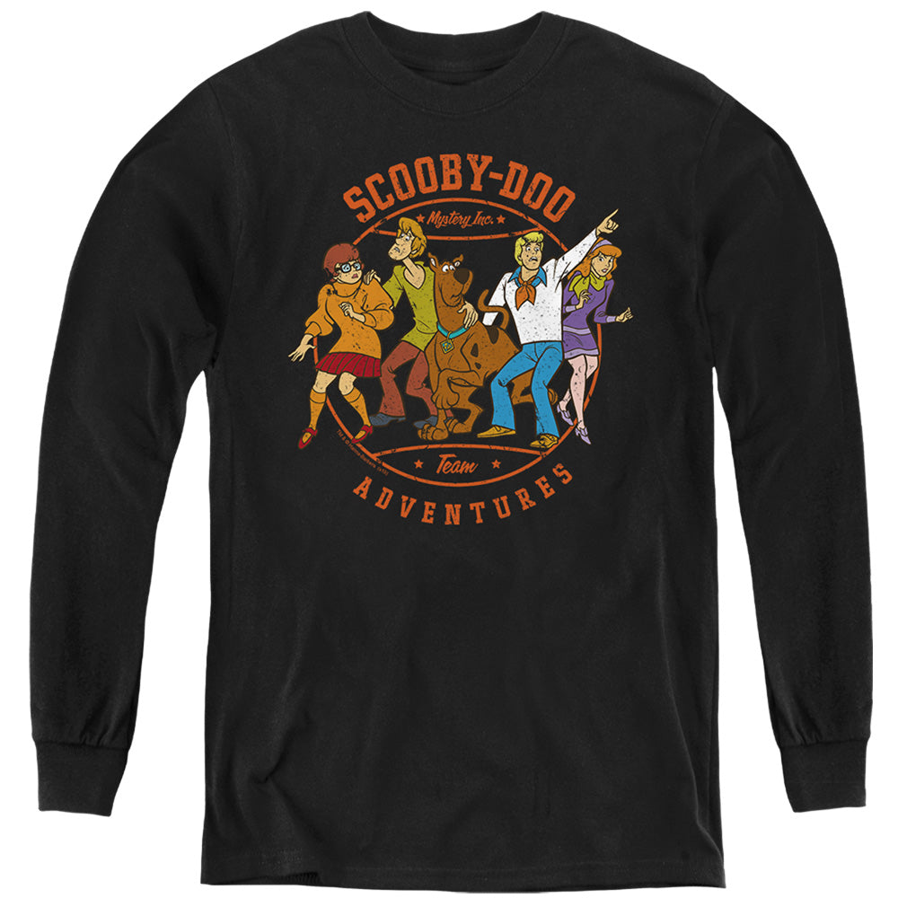 SCOOBY DOO : SCOOBY ADVENTURES L\S YOUTH Black SM