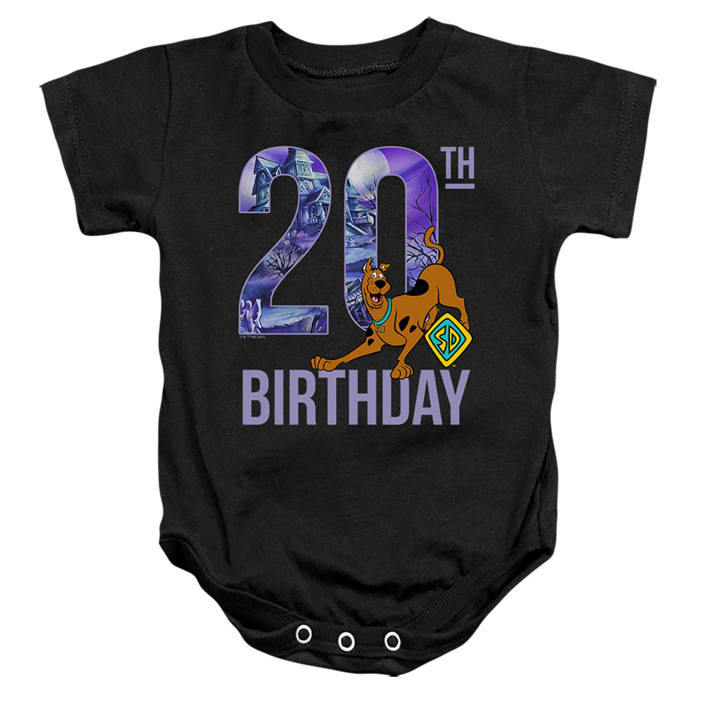 SCOOBY DOO : SCOOBY DOO BIRTHDAY INFANT SNAPSUIT Black LG (18 Mo)