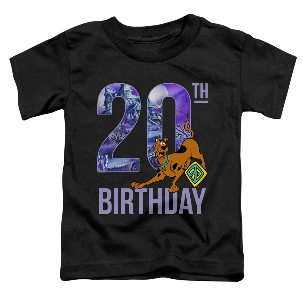 SCOOBY DOO : SCOOBY DOO BIRTHDAY S\S TODDLER TEE Black LG (4T)