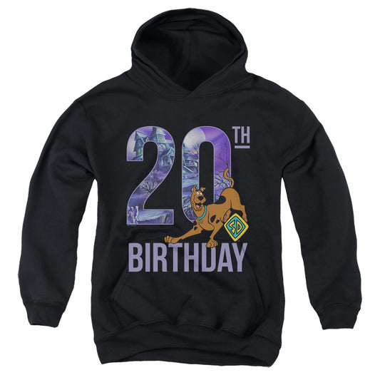 SCOOBY DOO : SCOOBY DOO BIRTHDAY YOUTH PULL OVER HOODIE Black LG