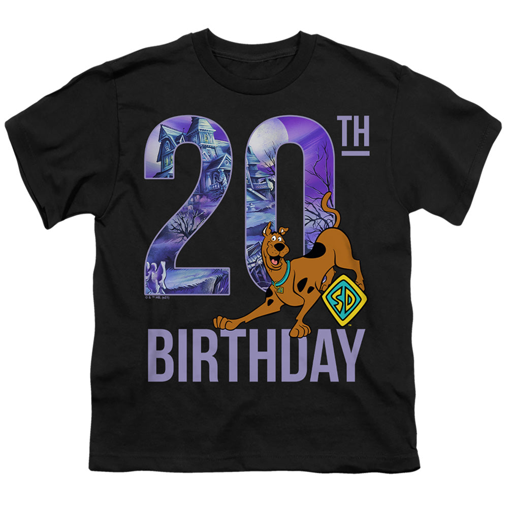 SCOOBY DOO : SCOOBY DOO BIRTHDAY S\S YOUTH 18\1 Black LG