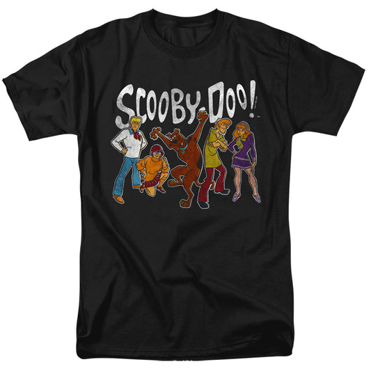 SCOOBY DOO : SCOOBY DOO GANG S\S ADULT 18\1 Black 2X