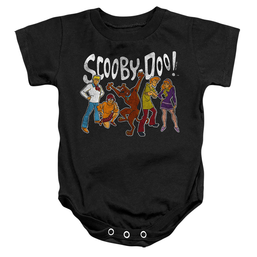 SCOOBY DOO : SCOOBY DOO GANG INFANT SNAPSUIT Black LG (18 Mo)