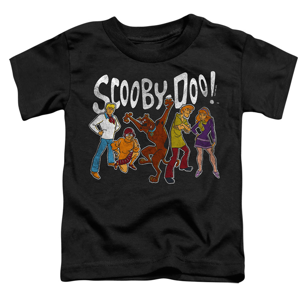 SCOOBY DOO : SCOOBY DOO GANG S\S TODDLER TEE Black LG (4T)