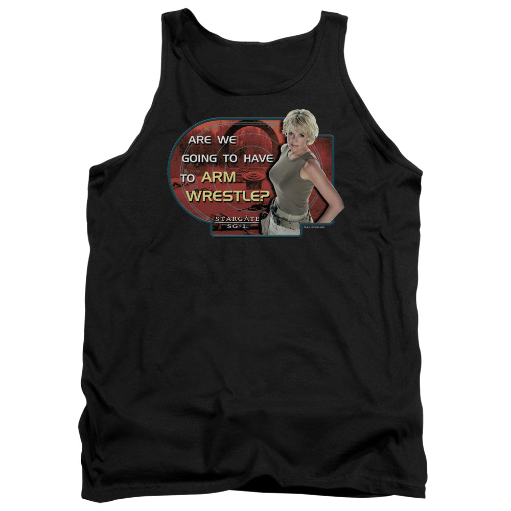 STARGATE SG1 : ARM WRESTLE ADULT TANK BLACK MD