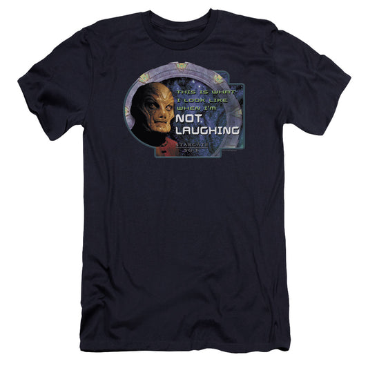 STARGATE SG1 : NOT LAUGHING PREMIUM CANVAS ADULT SLIM FIT 30\1 NAVY 2X