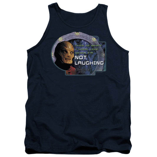 STARGATE SG1 : NOT LAUGHING ADULT TANK NAVY 2X