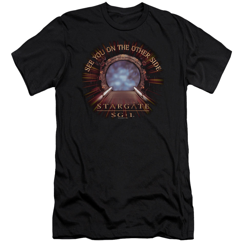 STARGATE SG1 : OTHER SIDE PREMIUM CANVAS ADULT SLIM FIT 30\1 BLACK 2X