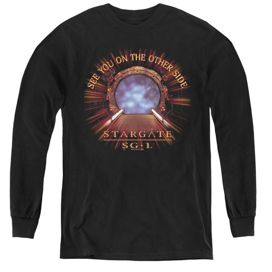 STARGATE SG1 : OTHER SIDE L\S YOUTH BLACK LG