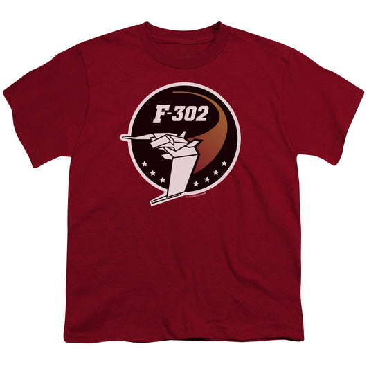 STARGATE SG1 : F302 LOGO S\S YOUTH 18\1 RED XS