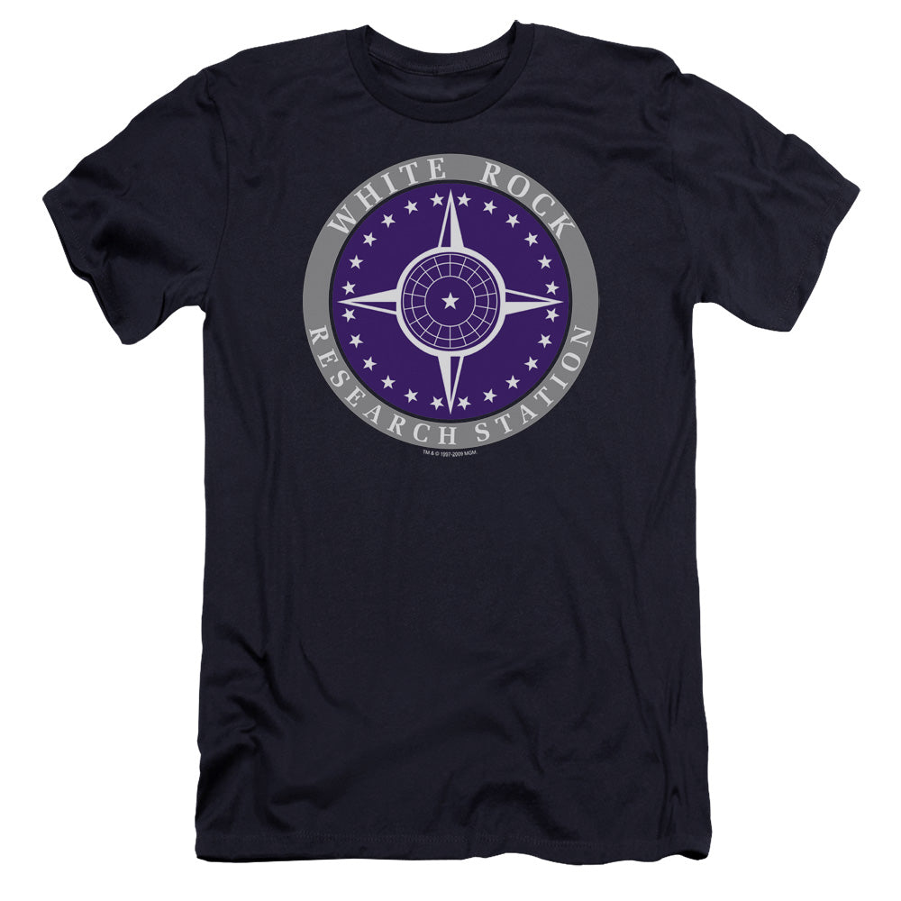 STARGATE SG1 : WHITE ROCK LOGO PREMIUM CANVAS ADULT SLIM FIT 30\1 NAVY 2X