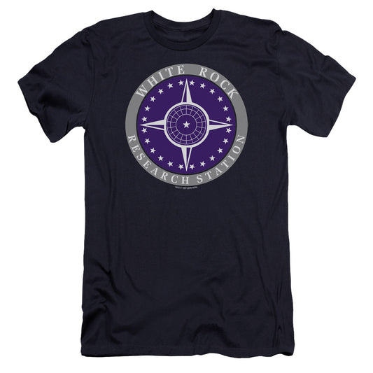 STARGATE SG1 : WHITE ROCK LOGO PREMIUM CANVAS ADULT SLIM FIT 30\1 NAVY LG