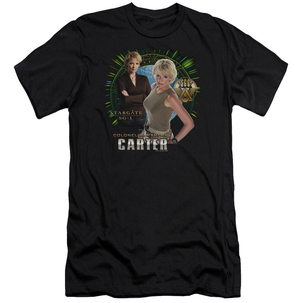 STARGATE SG1 : SAMANTHA CARTER PREMIUM CANVAS ADULT SLIM FIT 30\1 BLACK 2X