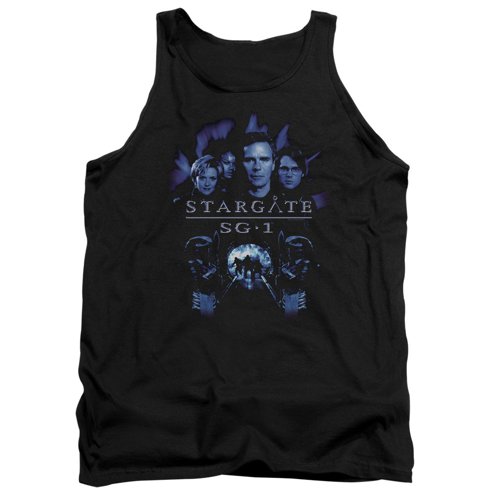 STARGATE SG1 : SG1 STARGATE COMMAND ADULT TANK BLACK XL