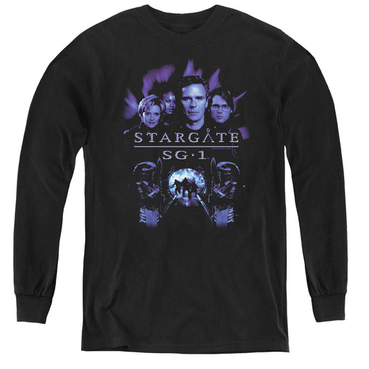 STARGATE SG1 : SG1 STARGATE COMMAND L\S YOUTH BLACK LG