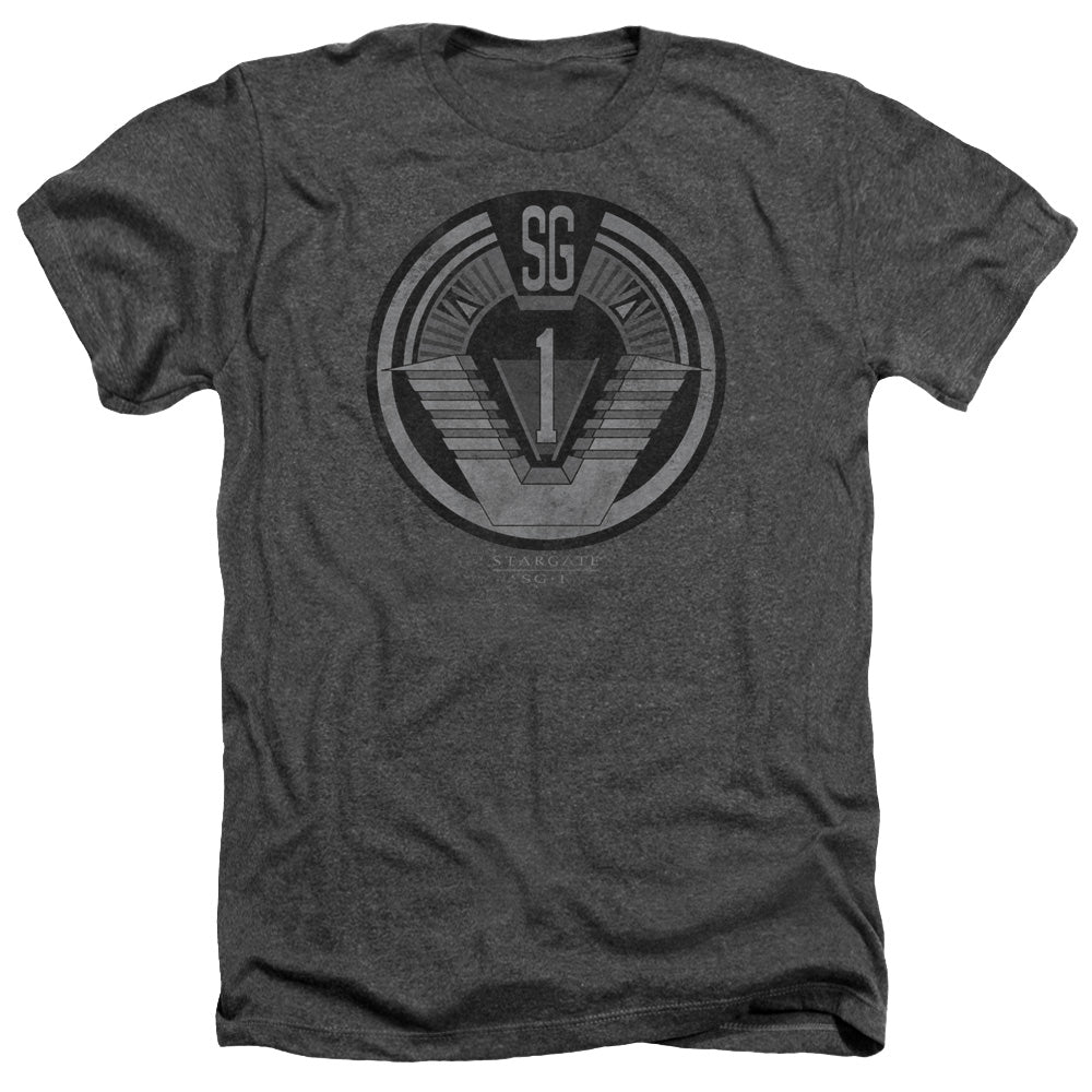 STARGATE SG1 : TEAM BADGE ADULT HEATHER CHARCOAL 2X