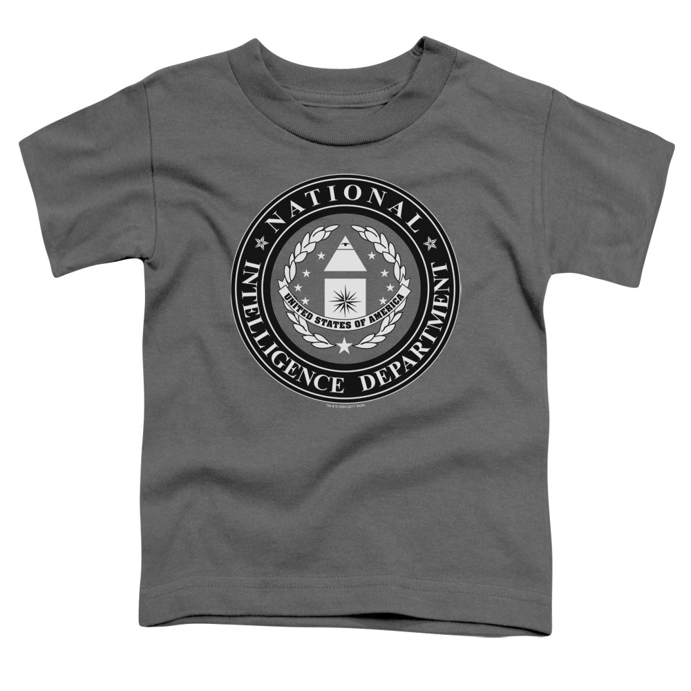 STARGATE SG1 : NID LOGO S\S TODDLER TEE CHARCOAL LG (4T)