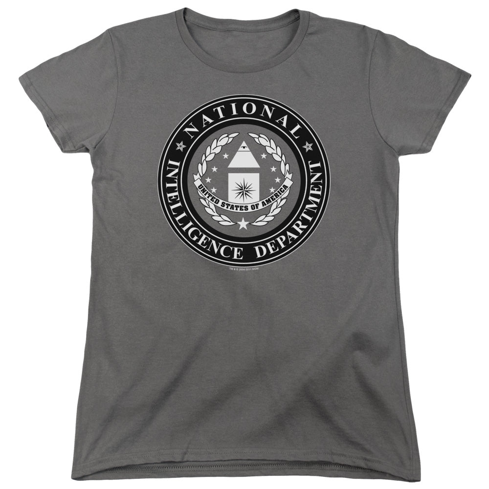 STARGATE SG1 : NID LOGO WOMENS SHORT SLEEVE CHARCOAL 2X