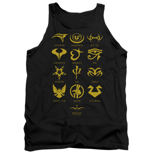 STARGATE SG1 : GOAULD CHARACTERS ADULT TANK BLACK 2X