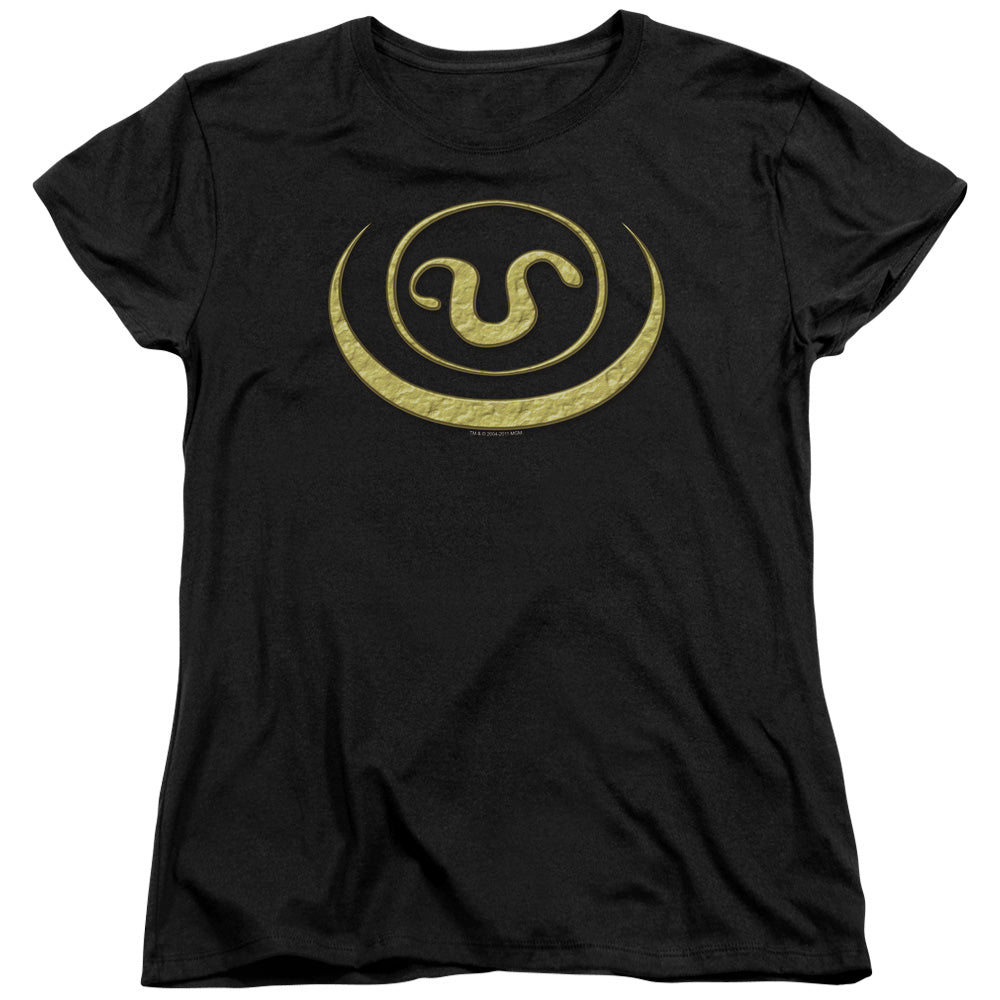 STARGATE SG1 : GOAULD APOTHIS SYMBOL S\S WOMENS TEE BLACK 2X