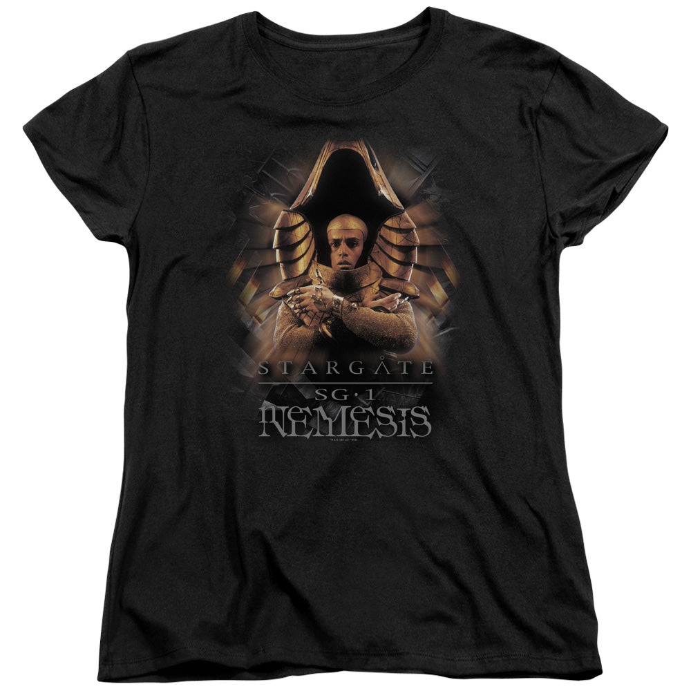 STARGATE SG1 : NEMESIS S\S WOMENS TEE BLACK 2X