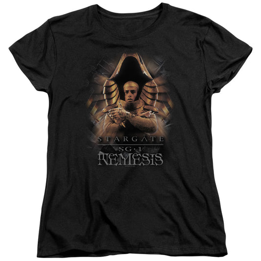 STARGATE SG1 : NEMESIS S\S WOMENS TEE BLACK 2X