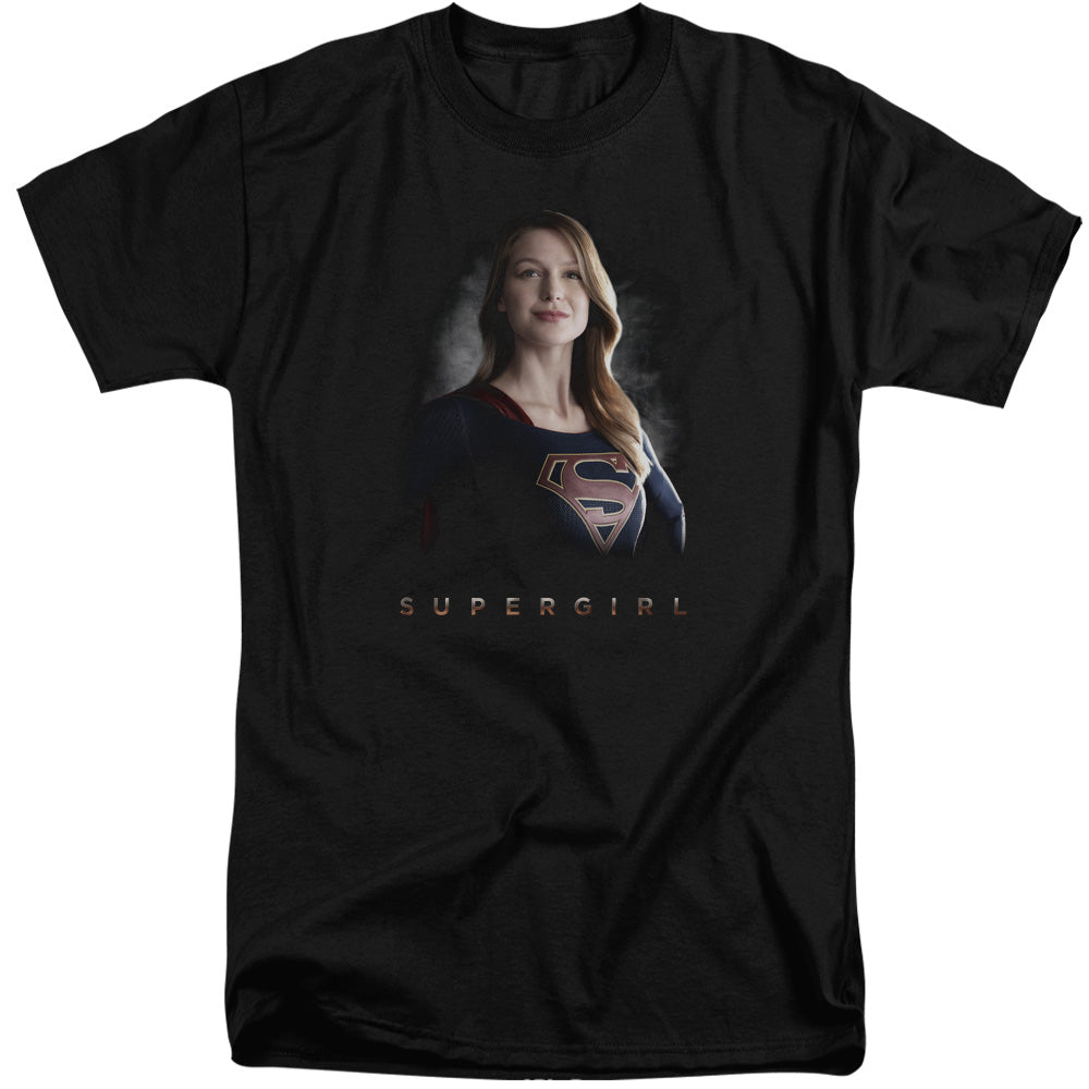 SUPERGIRL : STAND TALL ADULT TALL FIT SHORT SLEEVE Black XL