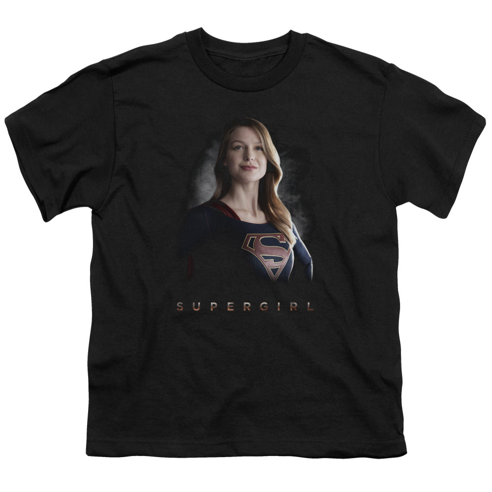 SUPERGIRL : STAND TALL S\S YOUTH 18\1 Black LG