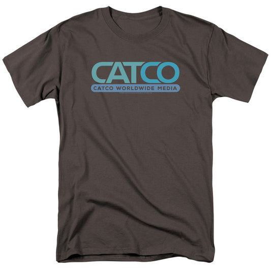 SUPERGIRL : CATCO LOGO S\S ADULT 18\1 Charcoal MD