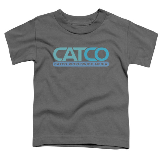 SUPERGIRL : CATCO LOGO S\S TODDLER TEE Charcoal LG (4T)