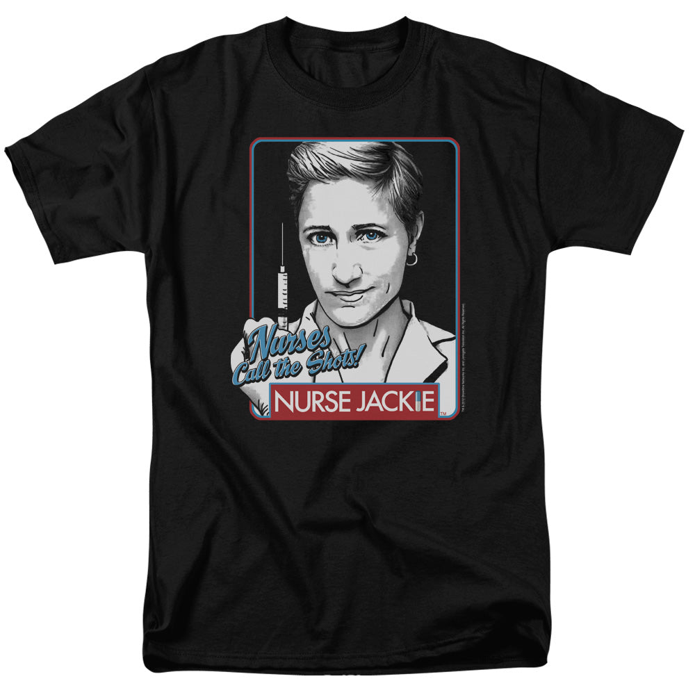 NURSE JACKIE : NURSES CALL THE SHOTS S\S ADULT 18\1 BLACK LG