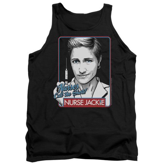 NURSE JACKIE : NURSES CALL THE SHOTS ADULT TANK BLACK XL