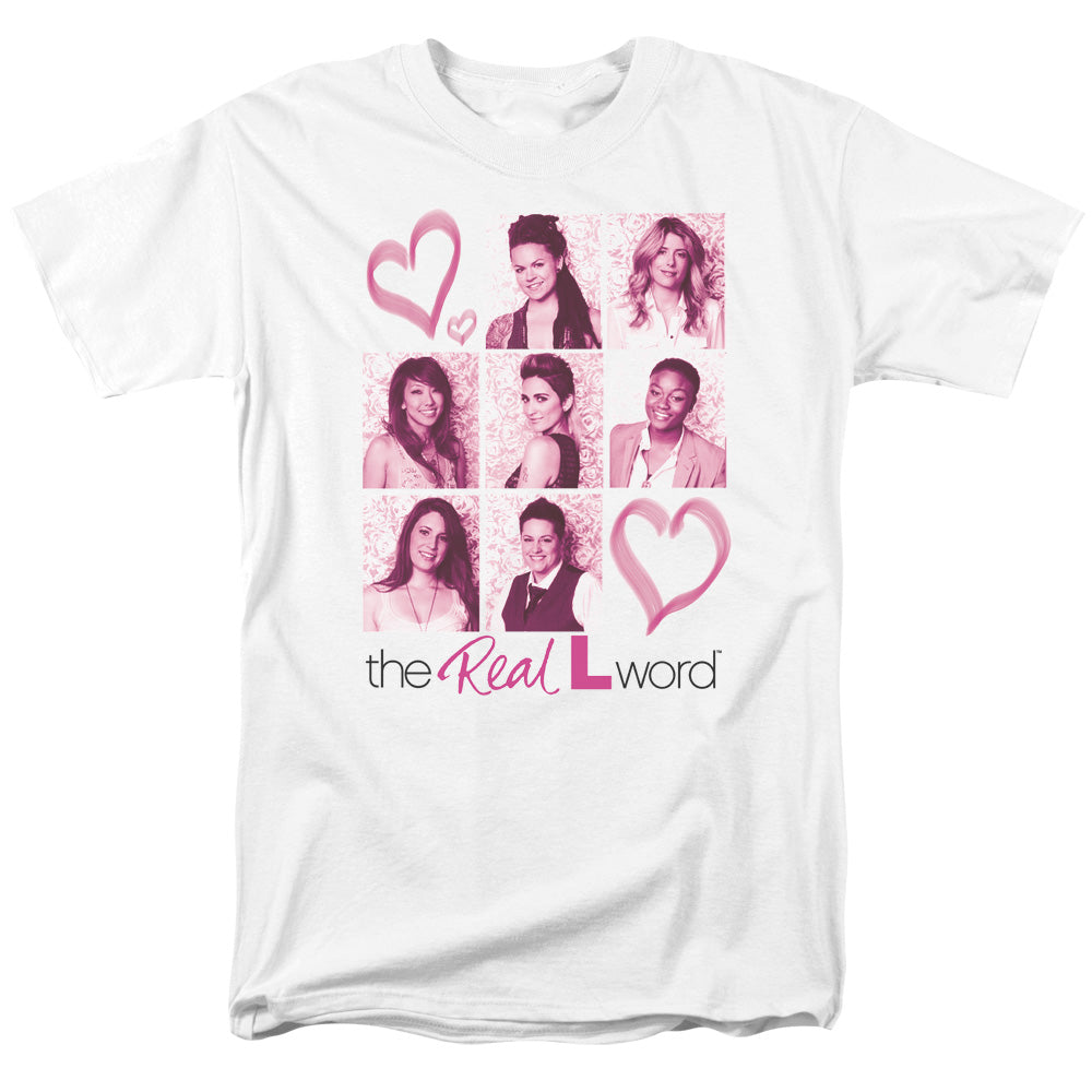 REAL L WORD : HEARTS S\S ADULT 18\1 WHITE 3X