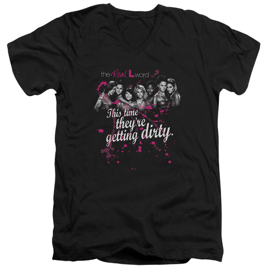 90210 : WEST BEVERLY HILLS HIGH S\S ADULT V NECK T-SHIRT 30\1 ATHLETIC HEATHER SM