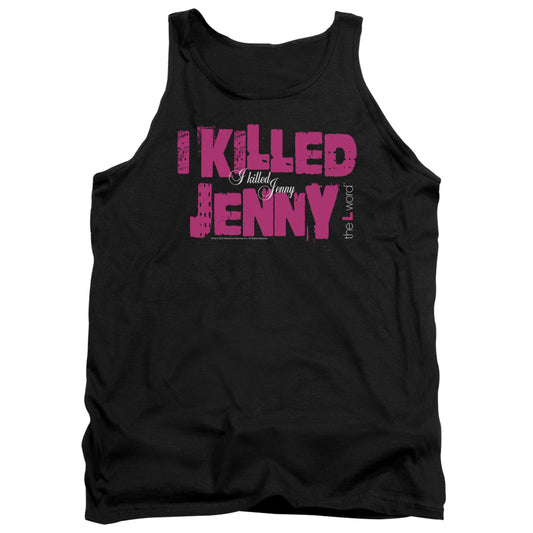 THE L WORD : I KILLED JENNY ADULT TANK BLACK LG