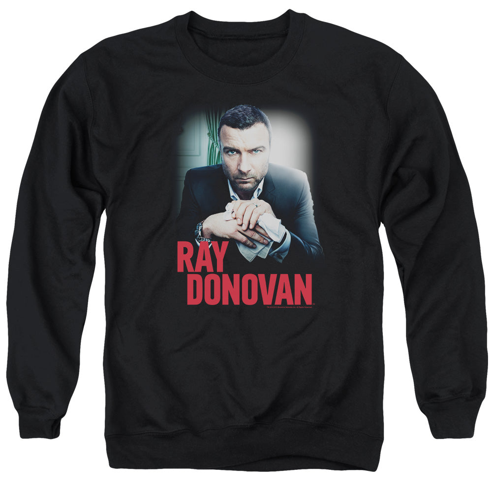 RAY DONOVAN : CLEAN HANDS ADULT CREW NECK SWEATSHIRT BLACK XL