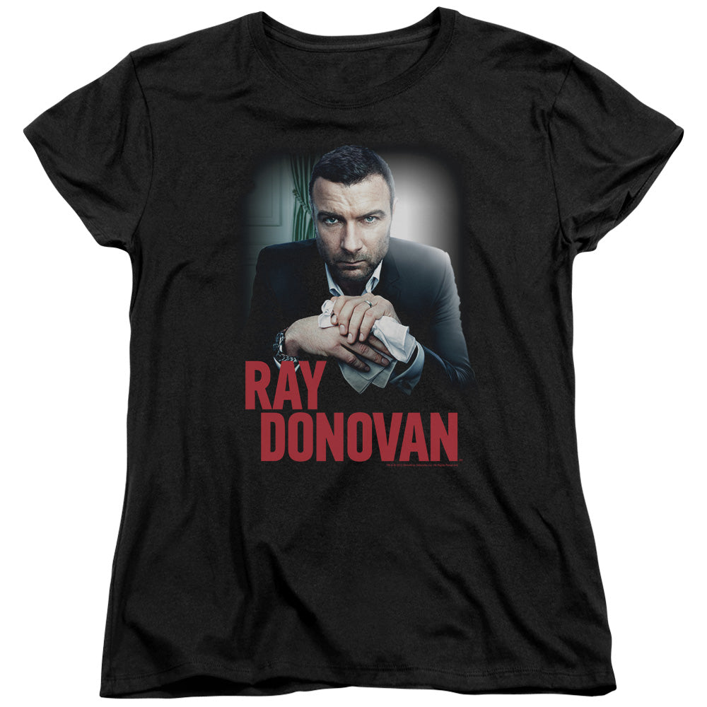 RAY DONOVAN : CLEAN HANDS S\S WOMENS TEE Black 2X