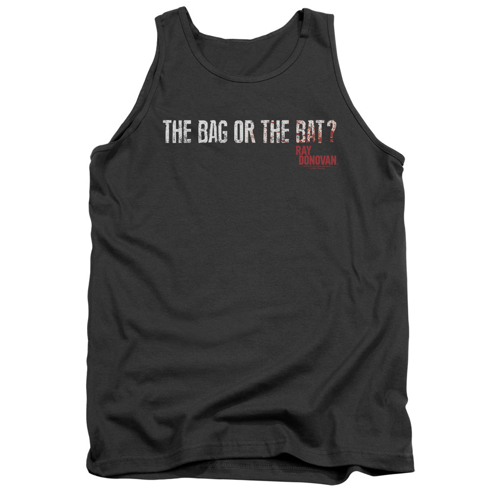 RAY DONOVAN : BAG OR BAT ADULT TANK Charcoal 2X