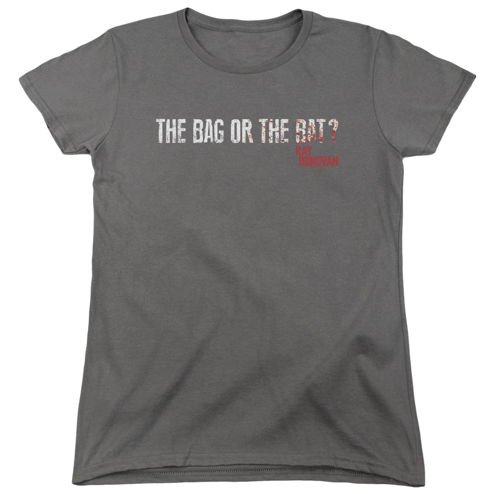 RAY DONOVAN : BAG OR BAT WOMENS SHORT SLEEVE CHARCOAL 2X