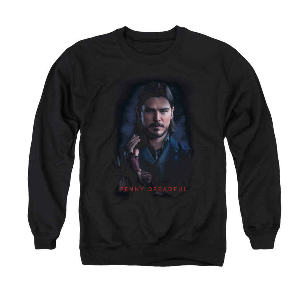 PENNY DREADFUL : ETHAN ADULT CREW NECK SWEATSHIRT BLACK 2X