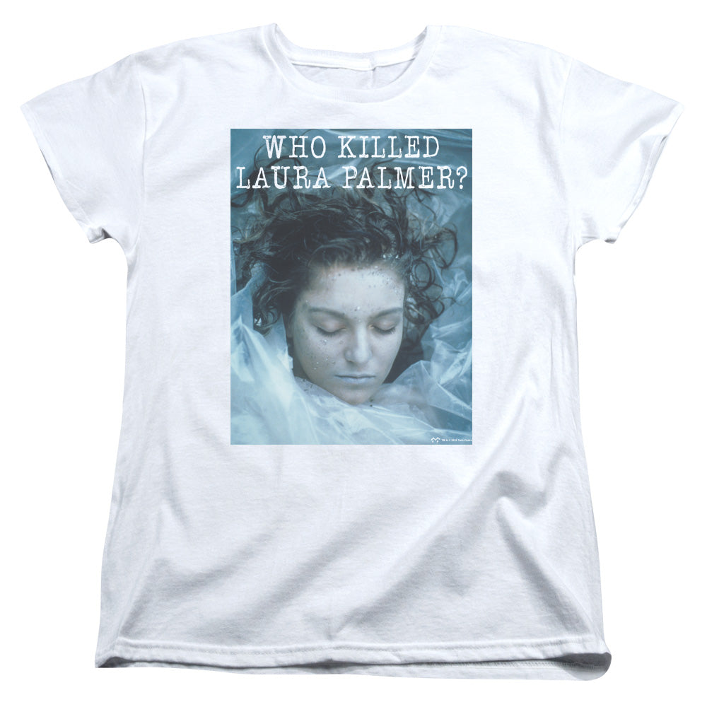 TWIN PEAKS : WHO KILLED LAURA WOMENS SHORT SLEEVE White 2X