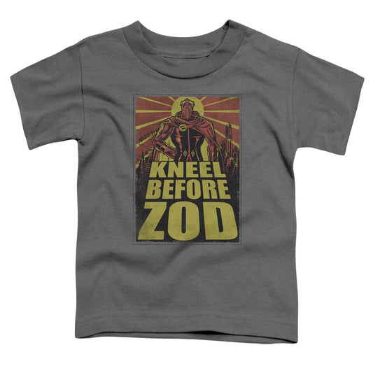 SUPERMAN : ZOD POSTER TODDLER SHORT SLEEVE CHARCOAL XL (5T)