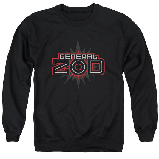 SUPERMAN : ZOD LOGO ADULT CREW NECK SWEATSHIRT BLACK 2X