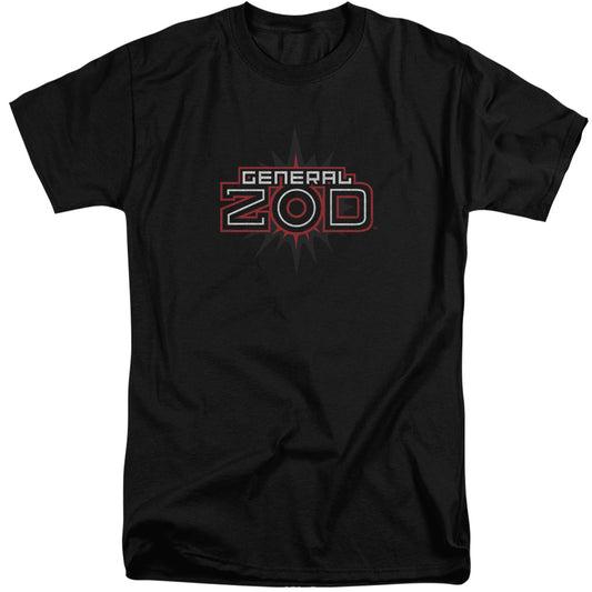 SUPERMAN : ZOD LOGO S\S ADULT TALL BLACK 2X