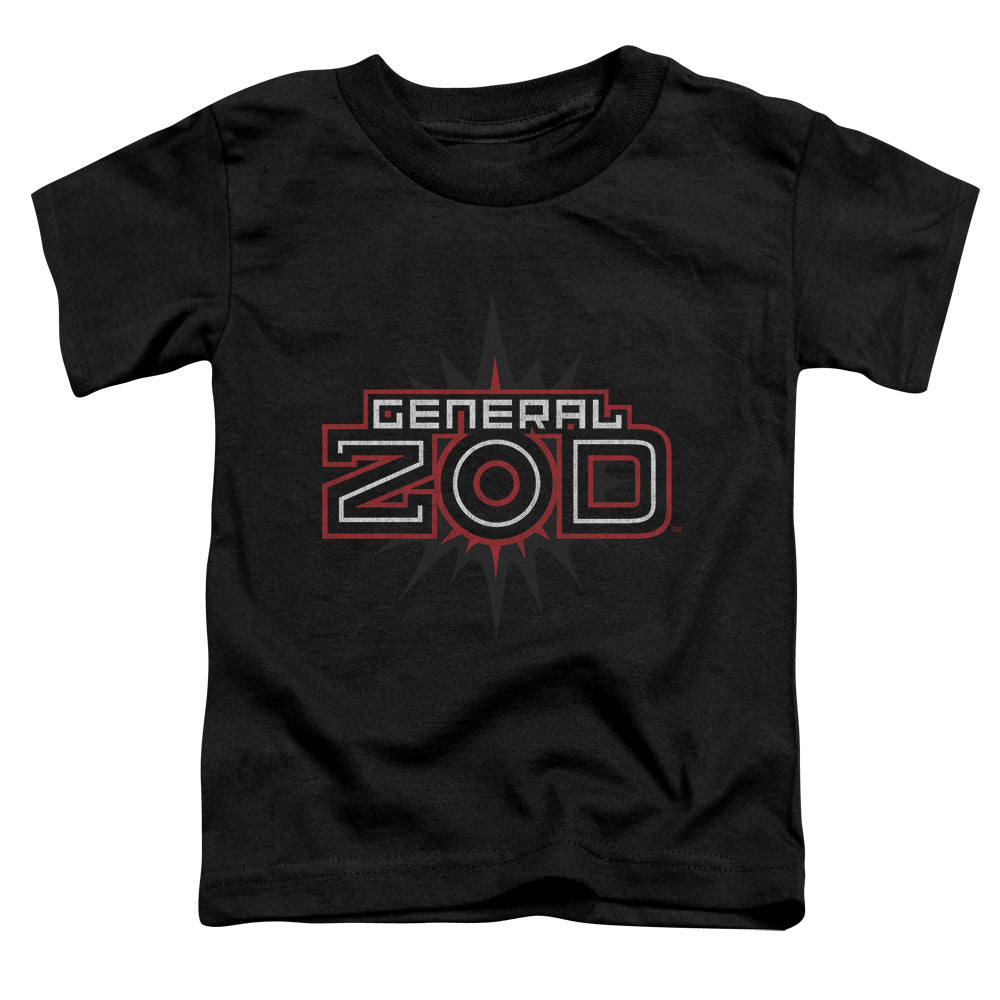 SUPERMAN : ZOD LOGO S\S TODDLER TEE BLACK LG (4T)