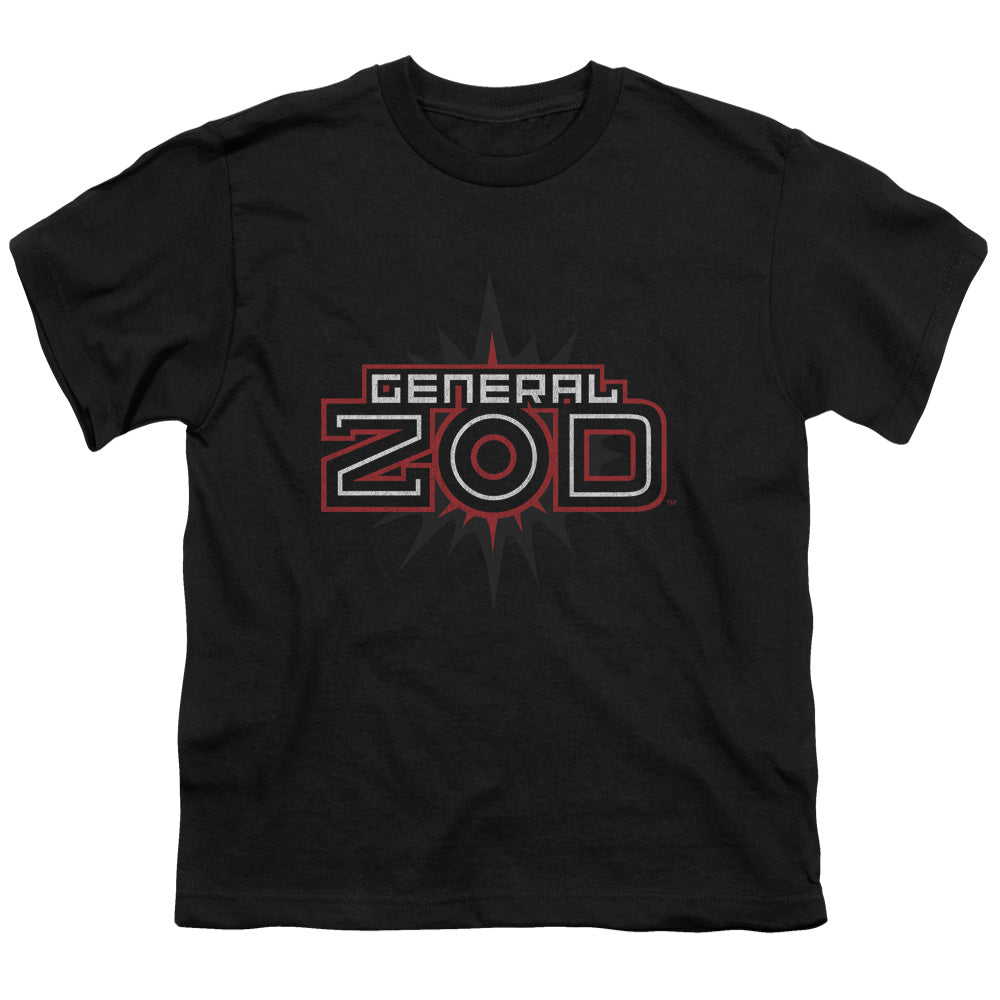 SUPERMAN : ZOD LOGO S\S YOUTH 18\1 BLACK LG