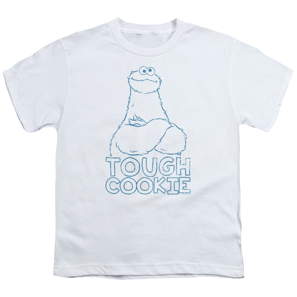 SESAME STREET : TOUGH COOKIE S\S YOUTH 18\1 White LG