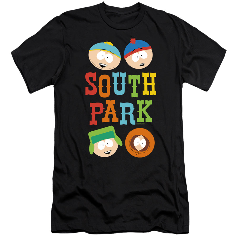 SOUTH PARK : BEST BUDS  PREMIUM CANVAS ADULT SLIM FIT 30\1 Black XL