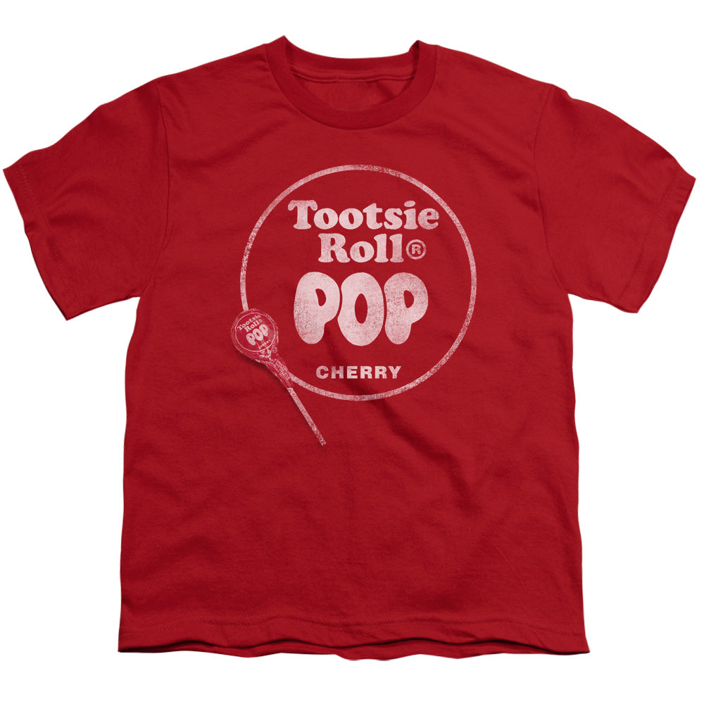 TOOTSIE ROLL : TOOTSIE ROLL POP LOGO S\S YOUTH 18\1 RED SM